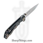 Spartan Blades - SF10 Custom - Harsey Custom - Folding Knife - CPM MagnaCut Stonewash Drop Point - 6AL4V Titanium - Black Plague - Image 3