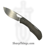 Poikilo Blade - COL-FEN-STD-DSW398-TI - Anarcnnide Fenrir S2- Folding Knife - m398 Stonewash Drop Point - Titanium - Stonewash