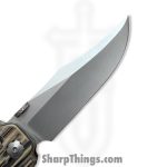 Elishewitz Custom Knives - ECKMacVSOG - Mac V SOG Axis Lock - Folding Knife - S45VN Matte Clip Point - G10 - Burl - Image 3