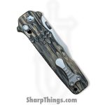 Elishewitz Custom Knives - ECKMacVSOG - Mac V SOG Axis Lock - Folding Knife - S45VN Matte Clip Point - G10 - Burl - Image 5