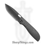 Poikilo Blade - EDC-GEC-STDDSW-398-TI-V2 - Gecko - Folding Knife - Bohler M398 Coated Drop Point - Titanium - Dark Stonewash