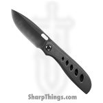 Poikilo Blade - EDC-GEC-STDDSW-398-TI-V4 - Gecko - Folding Knife - Bohler M398 Coated Drop Point - Titanium - Dark Stonewash