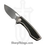 Gecko Customz KW - GCSIKKelp - Sikorae V2 - Folding Knife - CPM MagnaCut Satin Drop Point - Titanium Kelp Bed Inlay - Silver Green