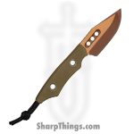Heretic Knives - H065-7A-OD-G10 - Kobold - Fixed Blade Knife - CPM MagnaCut Bronzed Clip Point - G10 - OD Green - Image 2