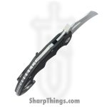 Kubey - KUB262A - Mini Wrath - Folding Knife - 14C28N Blasted Claw - G10 - Black - Image 5