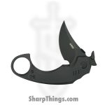 Kubey - KUB440F - Jaw - Folding Knife - 14C28N Blackwash Pikal - G10 - Black - Image 3