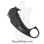 Kubey - KUB440F - Jaw - Folding Knife - 14C28N Blackwash Pikal - G10 - Black - Image 4