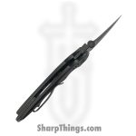 Kubey - KUB440F - Jaw - Folding Knife - 14C28N Blackwash Pikal - G10 - Black - Image 5
