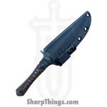 Lex Rex - LEXBS26003 - Blood Oath - Fixed Blade Knife - 80crv2 Mustard Patina Dagger - Canvas Micarta - Brown - Image 10