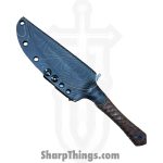 Lex Rex - LEXBS26003 - Blood Oath - Fixed Blade Knife - 80crv2 Mustard Patina Dagger - Canvas Micarta - Brown - Image 9