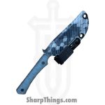 Lex Rex - LEXBS26004 - Midsized Goblin - Fixed Blade Knife - AEB-L Paint Splatter Modified Tanto - G10 - Jade - Image 10