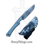 Lex Rex - LEXBS26004 - Midsized Goblin - Fixed Blade Knife - AEB-L Paint Splatter Modified Tanto - G10 - Jade - Image 8