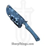 Lex Rex - LEXBS26004 - Midsized Goblin - Fixed Blade Knife - AEB-L Paint Splatter Modified Tanto - G10 - Jade - Image 9