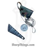 Lex Rex - LEXBS26008-3 - Keychain Scraps - Fixed Blade Knife - AEB-L Stonewash Kiridashi - Skeletonized - Camo - Image 5