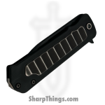 Medford Knife and Tool - MK140SPD-30PV-TPCP-BN - TFF-4 - Folding Knife - S35VN Coated Drop Point - "Gatorbelly" Inlay Titanium - Black - Image 3