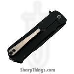 Medford Knife and Tool - MK140SPD-30PV-TPCP-BN - TFF-4 - Folding Knife - S35VN Coated Drop Point - "Gatorbelly" Inlay Titanium - Black - Image 4