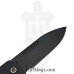 Medford Knife and Tool - MK140SPD-30PV-TPCP-BN - TFF-4 - Folding Knife - S35VN Coated Drop Point - "Gatorbelly" Inlay Titanium - Black - Image 5