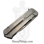 Medford Knife and Tool - MK140STD-01TM-TSCS-BN - TFF-4 - Folding Knife - S35VN Tumbled Drop Point - BB "Predator" Inlay Titanium - Grey - Image 4