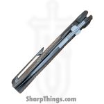 Null Knives - NULLBS2601 - Vandal - Folding Knife - Vanax SuperClean Stonewash Tanto - Micarta - Natural - Image 8