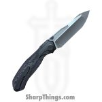 Null Knives - NULLBS2603 - Vandal - Folding Knife - Vanax SuperClean Satin Tanto - Titanium FATCarbon - Purple Haze - Image 2