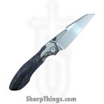 Null Knives - NULLBS2604 - VooDoo - Folding Knife - Vanax SuperClean Satin Clip Point - Titanium Technocarbo - Purple - Image 2