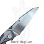 Null Knives - NULLBS2604 - VooDoo - Folding Knife - Vanax SuperClean Satin Clip Point - Titanium Technocarbo - Purple - Image 4