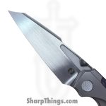 Null Knives - NULLBS2604 - VooDoo - Folding Knife - Vanax SuperClean Satin Clip Point - Titanium Technocarbo - Purple - Image 5