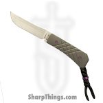Jack Wolf Knives - PIONE-FX-01-TI-CH2 - Pioneer FIXedc - Fixed Blade Knife - CPM S90V Satin Drop Point - Titanium - Ch2