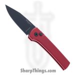 ProTech - RCS1103-Red - Scapegoat Compact - Automatic Knife - MagnaMax Coated Clip Point - Aluminum - Red