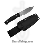 GiantMouse - Redington-DB-SW - Redington - Fixed Blade Knife - CPM MagnaCut Stonewash Clip Point - G10 - Double Black - Image 2