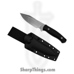 GiantMouse - Redington-DB-SW - Redington - Fixed Blade Knife - CPM MagnaCut Stonewash Clip Point - G10 - Double Black - Image 3