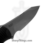 GiantMouse - Redington-DB-SW - Redington - Fixed Blade Knife - CPM MagnaCut Stonewash Clip Point - G10 - Double Black - Image 4