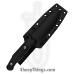 GiantMouse - Redington-DB-SW - Redington - Fixed Blade Knife - CPM MagnaCut Stonewash Clip Point - G10 - Double Black - Image 6