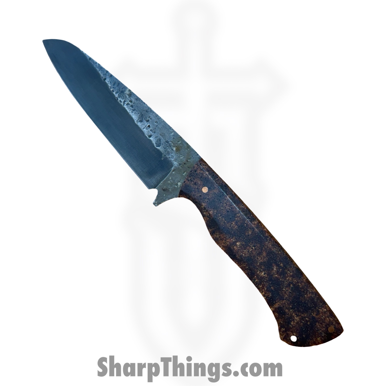 RMCKBS2601_1.jpg Red Monkey CK - RMCKBS2601 - Enterprise - Fixed Blade Knife - 1095 HC Acid Wash Wharncliffe - Copper Grip X - Copper - Image 1