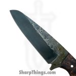 Red Monkey CK - RMCKBS2601 - Enterprise - Fixed Blade Knife - 1095 HC Acid Wash Wharncliffe - Copper Grip X - Copper - Image 6