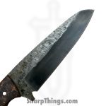 Red Monkey CK - RMCKBS2601 - Enterprise - Fixed Blade Knife - 1095 HC Acid Wash Wharncliffe - Copper Grip X - Copper - Image 7