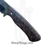 Red Monkey CK - RMCKBS2601 - Enterprise - Fixed Blade Knife - 1095 HC Acid Wash Wharncliffe - Copper Grip X - Copper - Image 8