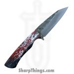 Red Monkey CK - RMCKBS2602 - Enterprise - Fixed Blade Knife - 1095 HC Acid Wash Wharncliffe - Epoxy - Multi - Image 2