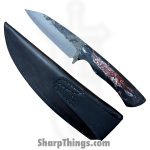Red Monkey CK - RMCKBS2602 - Enterprise - Fixed Blade Knife - 1095 HC Acid Wash Wharncliffe - Epoxy - Multi - Image 3