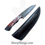 Red Monkey CK - RMCKBS2602 - Enterprise - Fixed Blade Knife - 1095 HC Acid Wash Wharncliffe - Epoxy - Multi - Image 4