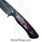 Red Monkey CK - RMCKBS2602 - Enterprise - Fixed Blade Knife - 1095 HC Acid Wash Wharncliffe - Epoxy - Multi - Image 8