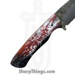 Red Monkey CK - RMCKBS2602 - Enterprise - Fixed Blade Knife - 1095 HC Acid Wash Wharncliffe - Epoxy - Multi - Image 9