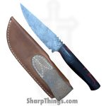 Red Monkey CK - RMCKBS2603 - Chisel Monkey - Fixed Blade Knife - 1095 HC Stonewash Wharncliffe - Epoxy - Multi - Image 3