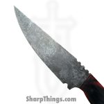Red Monkey CK - RMCKBS2603 - Chisel Monkey - Fixed Blade Knife - 1095 HC Stonewash Wharncliffe - Epoxy - Multi - Image 6