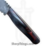 Red Monkey CK - RMCKBS2603 - Chisel Monkey - Fixed Blade Knife - 1095 HC Stonewash Wharncliffe - Epoxy - Multi - Image 7