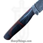 Red Monkey CK - RMCKBS2603 - Chisel Monkey - Fixed Blade Knife - 1095 HC Stonewash Wharncliffe - Epoxy - Multi - Image 8