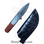 Red Monkey CK - RMCKBS2604 - River Monkey - Fixed Blade Knife - Damascus Wharncliffe - Epoxy - Multi - Image 2