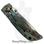 Spartan Blades - SF10 Custom Kraken - Harsey Custom - Folding Knife - CPM Magnacut Stonewash Drop Point - Titanium - Kraken - Image 4