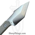 TacKnives - TACKBS2602 - Mini Marlin - Fixed Blade Knife - 14C28N Coated Modified Tanto - Micarta - Brown - Image 4
