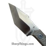 TacKnives - TACKBS2602 - Mini Marlin - Fixed Blade Knife - 14C28N Coated Modified Tanto - Micarta - Brown - Image 5